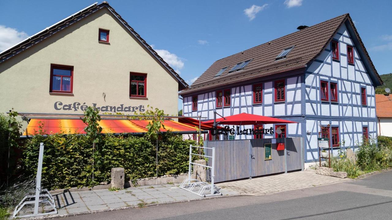 Cafe Landart Im Thueringer Finistere Apartment Plaue  Bagian luar foto