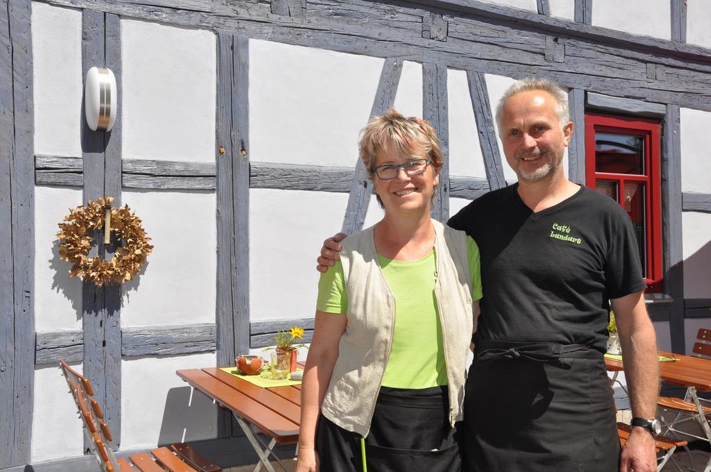 Cafe Landart Im Thueringer Finistere Apartment Plaue  Bagian luar foto
