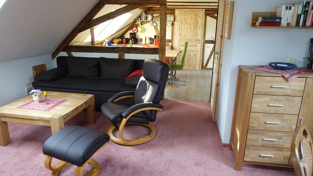 Cafe Landart Im Thueringer Finistere Apartment Plaue  Bagian luar foto