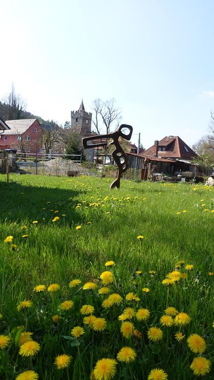 Cafe Landart Im Thueringer Finistere Apartment Plaue  Bagian luar foto